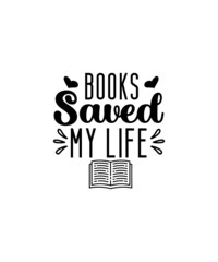 Book Lover SVG Bundle, Reading Quote SVG, Book Lover Cut Files for Cricut, Silhouette, Book Quote SVG, Back To School Svg