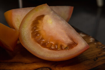ingredients for bagna cauda sauce with cream and anchovies
