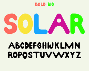 Solar big font