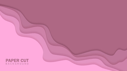 purple abstract papercut background design Template design banner flyer presentations