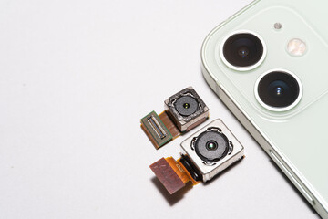 camera modules being used in mobile phones. development of mobile cameras. Digital camera lens...