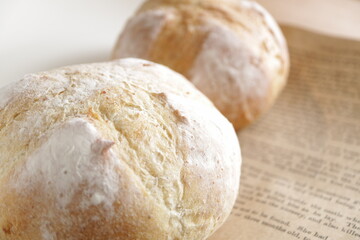 bread on the table