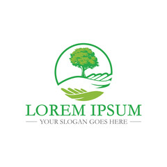 farm logo , agriculture logo vector