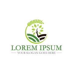 farm logo , agriculture logo vector