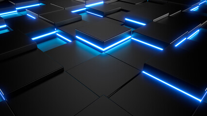 Concrete Cubes Background