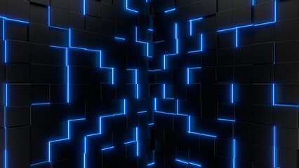 Concrete Cubes Background