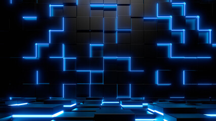 Concrete Cubes Background
