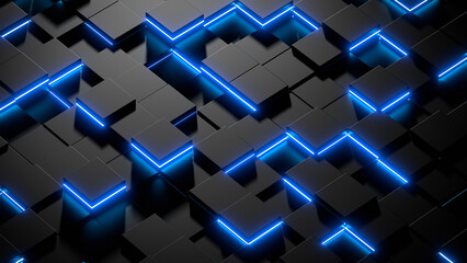 Concrete Cubes Background