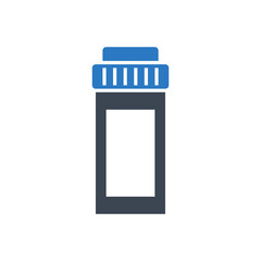 Pills Bottle Vector Icon