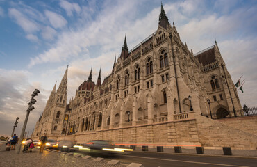 Obraz premium The Hungarian Parliament Building in Budapest