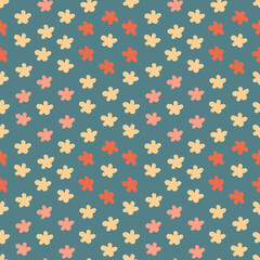 Colorful seamless pattern. Bright abstract shapes