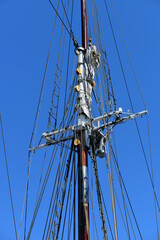 mast of a sailing ship