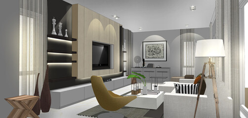 modern living room