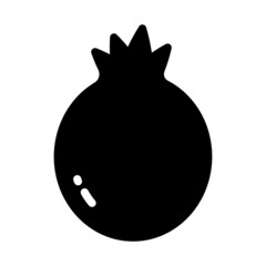 Pomegranate Fruit Icon