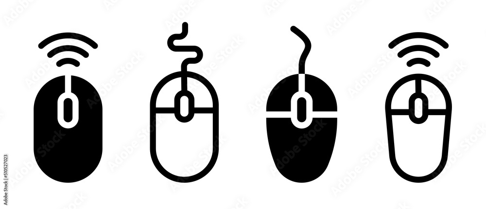 Poster mouse computer icon vector illustration