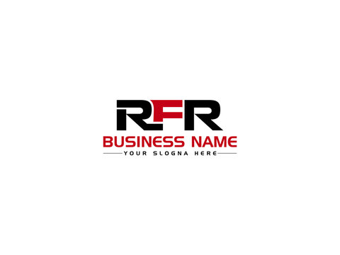 Modern RFR Logo Letter Design, Creative RF Logo Icon Vector For Any Type Of Business