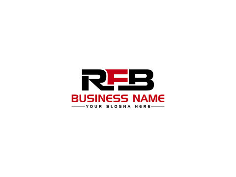 Modern RFB Logo Letter Design, Creative RF Logo Icon Vector For Any Type Of Business