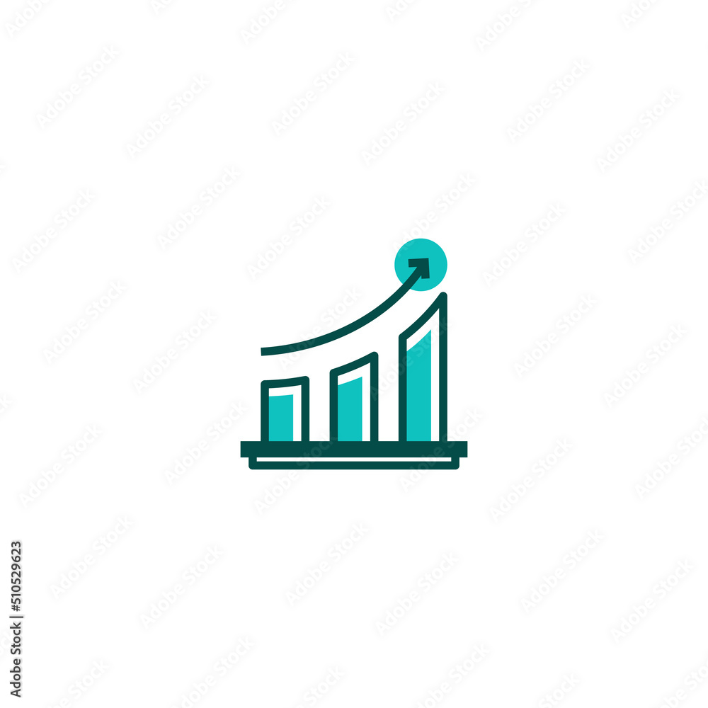 Poster chart presentation board line icon. linear style sign for mobile concept and web design. outline vec