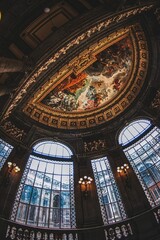Naklejka premium stained window