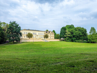 Fototapeta na wymiar Palace and Park Complex in Ostromecko, Poland.