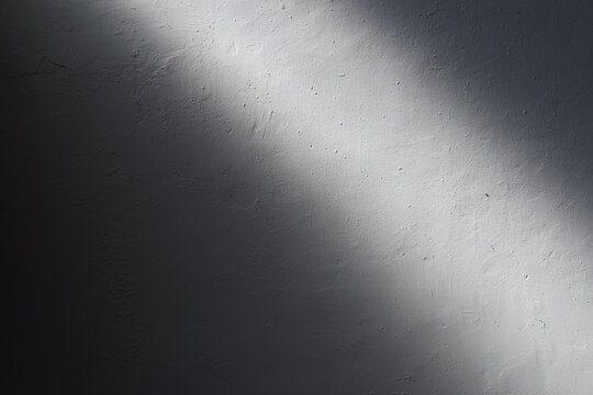 Light And Shadow On White Wall Surface