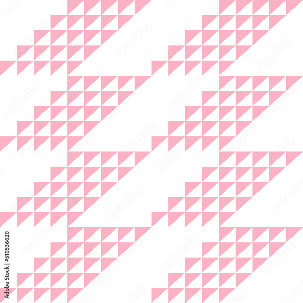 Leinwandbilder Modern abstract geometric contemporary vector seamless diagonal pattern with simple elements and shapes. Graphic pastel colored minimalist background.