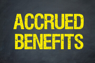 Accrued Benefits