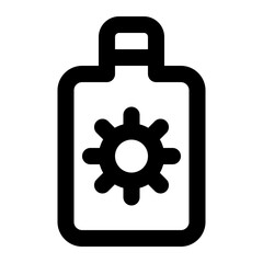 sunblock line icon