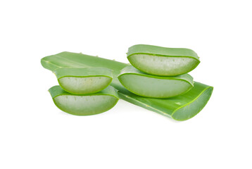 Aloe Vera isolated on White Background