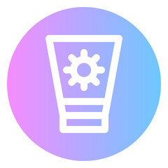 sunblock gradient icon