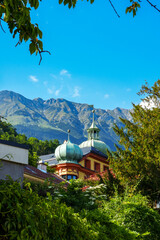Innsbruck Old town in Alps mountains, Tyrol, Austria