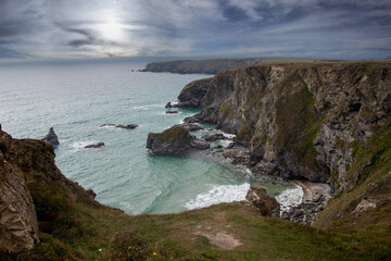 Obraz premium Küste nahe Bedruthan Steps, Cornwall, England