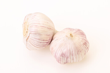 Fresh ripe and tasty garlic