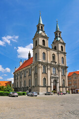 Fototapeta na wymiar Church of the Holy Cross, Brzeg