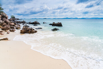 Khai Nok island is one of the most famous island in Thailand .Crystal clear water and white sand beach.