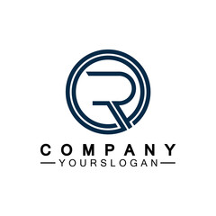 Letter R  Monogram Logo Design  Brand Identity Logos Designs Vector Illustration Template
