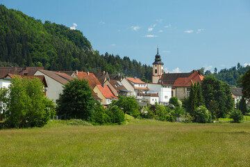 Fototapeta na wymiar Gemeinde Bärenthal im Landkreis Tuttlingen