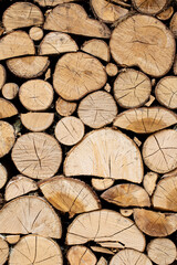 firewood stack background.