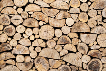 firewood stack background