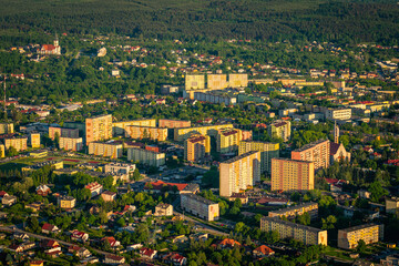 the city from a bird's eye view