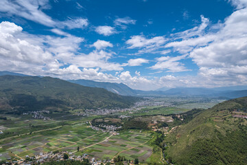 Fototapeta na wymiar landscape in Dali Yunnan China