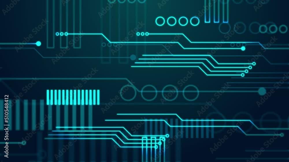 Poster cyber dark web retro animation