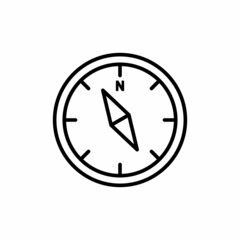 Illustration vector graphic of compass icon