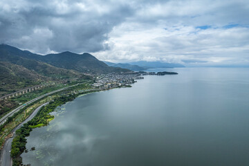 lake in Dali  Yunnan China
