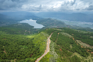 lake in Dali  Yunnan China