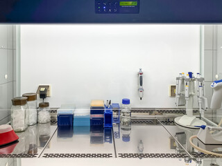 Laboratory equipment used in cell culture (pipette tips with filter, microcentrifuge tubes, ...