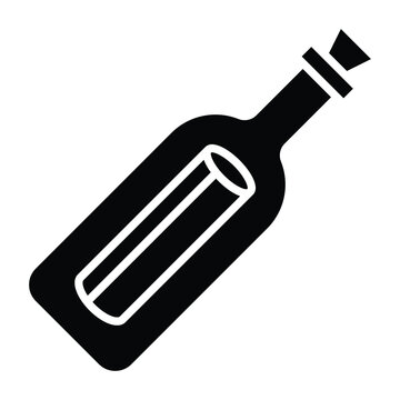 Message in a Bottle Icon Style