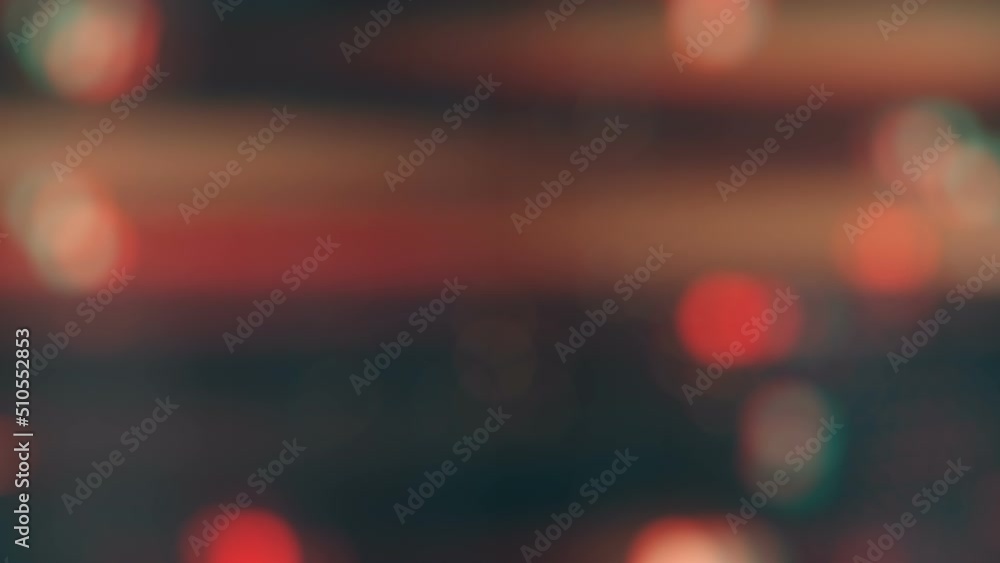 Fototapete blur bokeh colorful video background. 3d rendering digital loop animation hd
