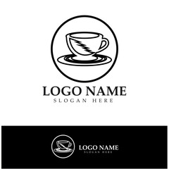 Coffee cup Logo Template