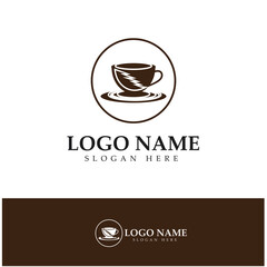 Coffee cup Logo Template